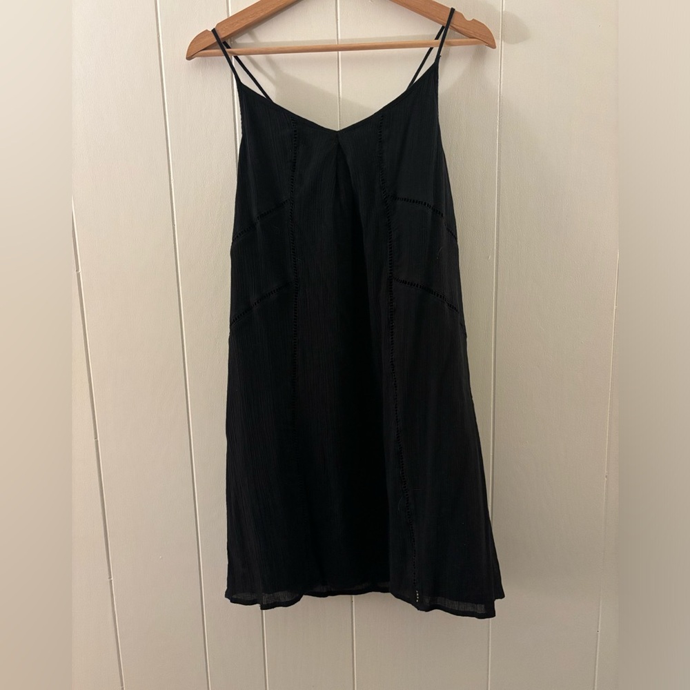 Old Navy Black Cross Strap Dress (S)